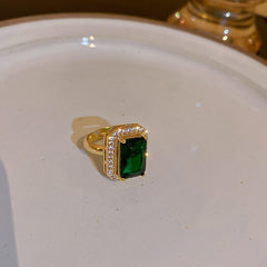 Mint zircon ring ins premium jewelry