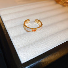 Mint zircon ring ins premium jewelry