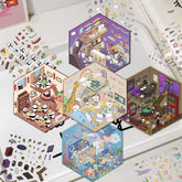 3D landscaping sticker creative scene miniature DIY sticker beginner