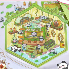 Wonderful Shop DIY 3D Scene Stickers 4 Cute Miniature Scenes-Amusement park beginner