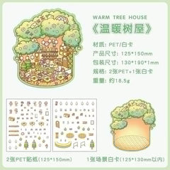 Realm of Dreams Scene Stickers - 4 Lovely Miniature Scenes intermediate