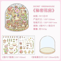 Realm of Dreams Scene Stickers - 4 Lovely Miniature Scenes intermediate