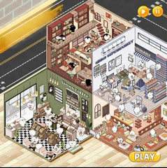 Animal Small Business DIY 3D Scene Stickers 4 Cute Miniature Scenes advanced