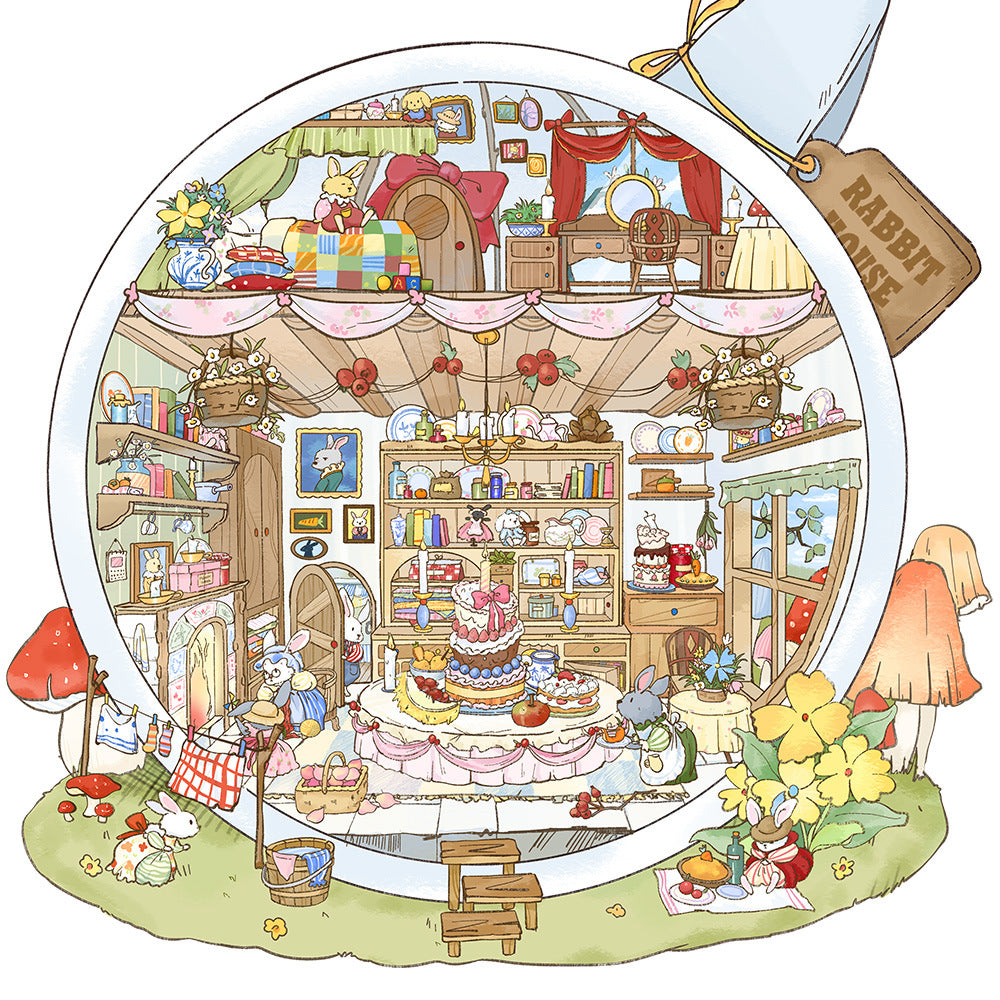 3D landscaping sticker creative scene miniature DIY sticker intermediate