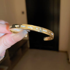 High-end zircon bracelet light luxury niche design bracelet jewelry