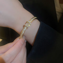 High-end zircon bracelet light luxury niche design bracelet jewelry