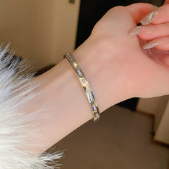 High-end zircon bracelet light luxury niche design bracelet jewelry