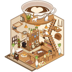 3D landscaping sticker creative scene miniature DIY sticker beginner