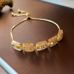 Zircon bracelet ins light luxury retro temperament bracelet versatile jewelry