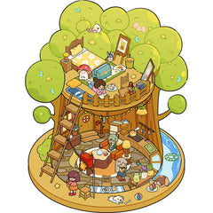 3D landscaping sticker creative scene miniature DIY sticker advanced