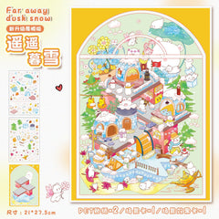 Large scene sticker 3D sticker DIY decompression high ranking