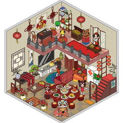 3D landscaping sticker creative scene miniature DIY sticker beginner