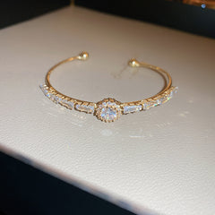 High-end zircon bracelet light luxury niche design bracelet jewelry