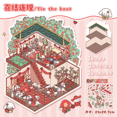 Large scene sticker 3D sticker DIY decompression high ranking