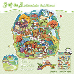 Large scene sticker 3D sticker DIY decompression high ranking