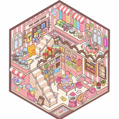 3D landscaping sticker creative scene miniature DIY sticker beginner