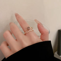 Mint zircon ring ins premium jewelry