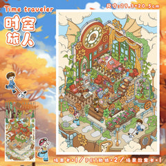 Large scene sticker 3D sticker DIY decompression difficulty